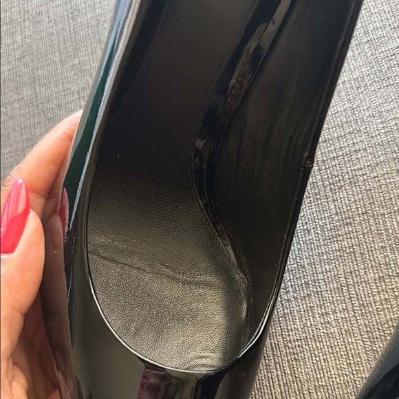 Brian Atwood Black Patent Leather Heels - Picture 6 of 11